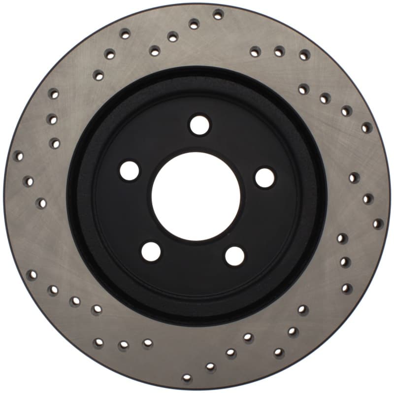 ST Drilled Sport Brake Rotors - Photo - Unmounted