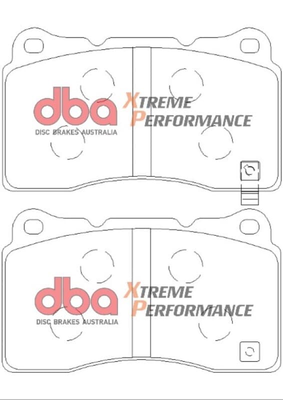 DBA XP650 Brake Pads - Technical Drawing