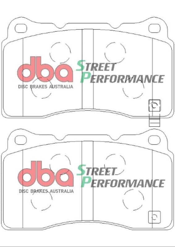 DBA SP500 Brake Pads - Technical Drawing
