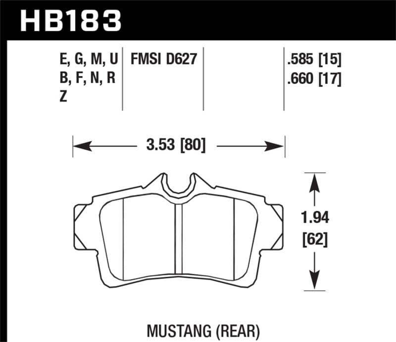 HAWK DTC-60 Brake Pad Sets - Photo - Primary