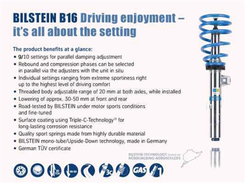 BIL B16 Series Suspension Kits - Photo - Primary