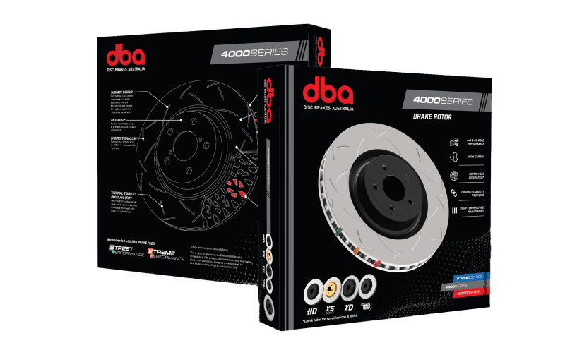 DBA 4000 Series Slotted Rotors - Photo - out of package