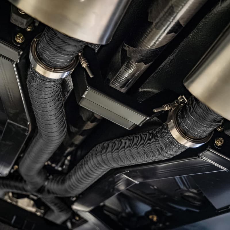 DEI Exhaust Wraps - Titanium Series - Photo - lifestyle view
