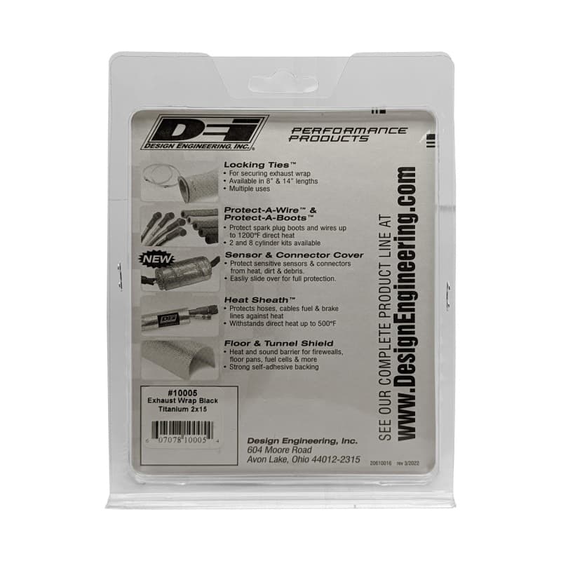 DEI Exhaust Wraps - Titanium Series - Photo - Unmounted