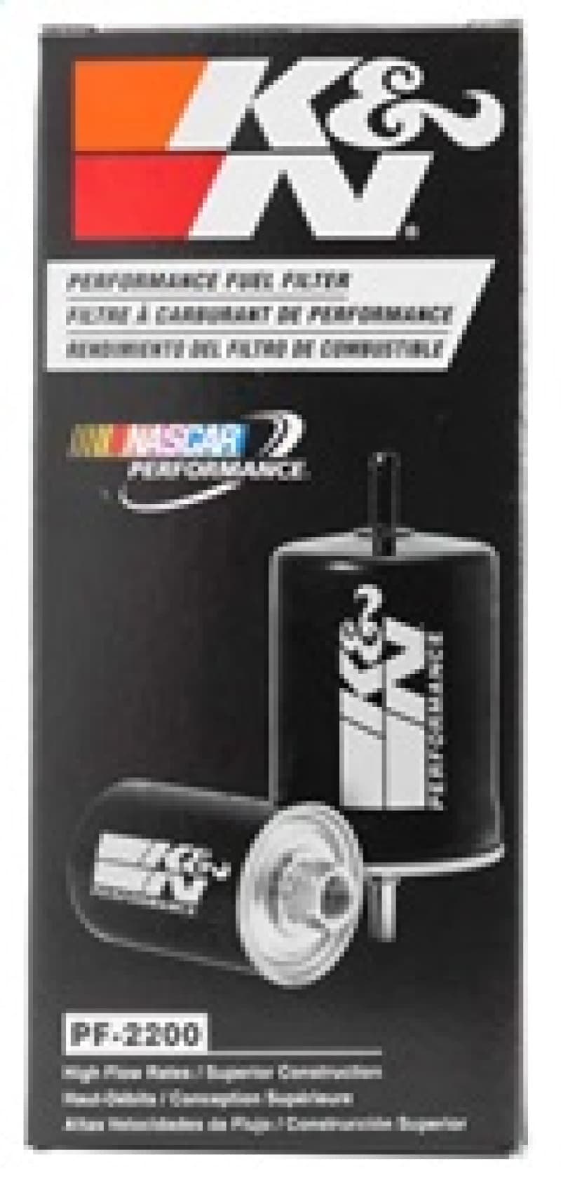 KN Inline Fuel Filter - Photo - in package