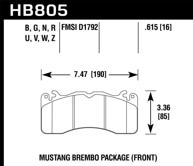 HAWK Ceramic Brake Pad Sets