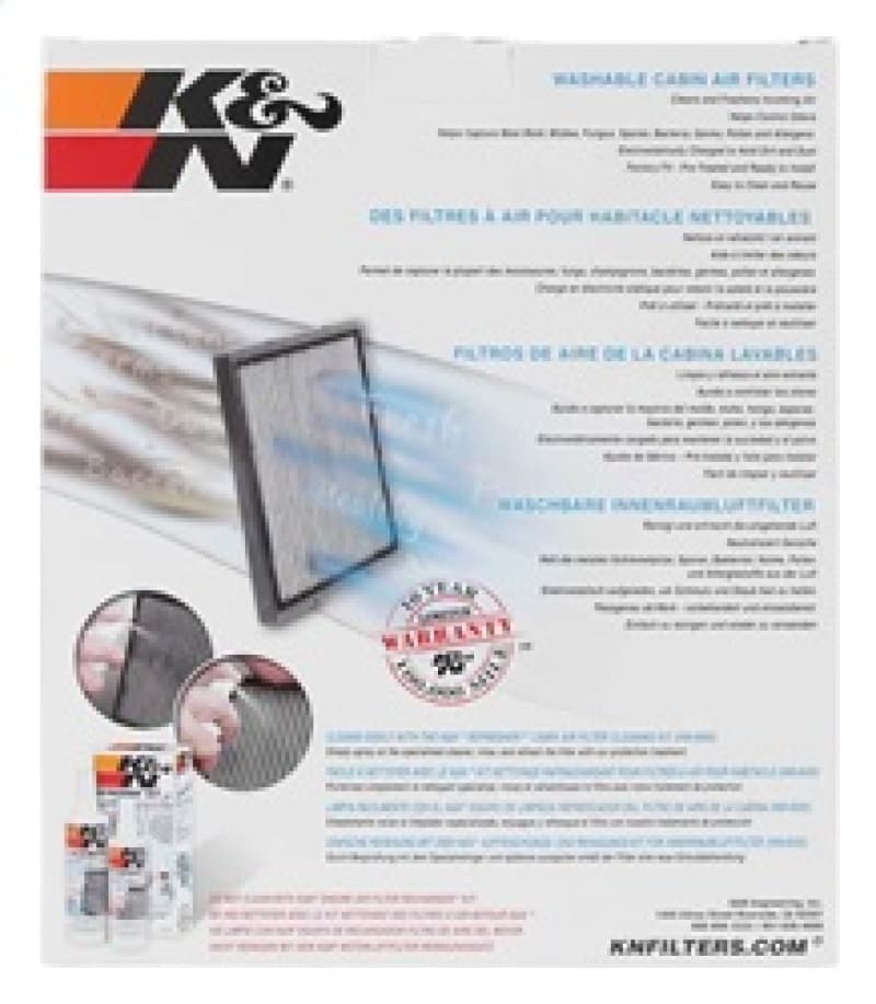 KN Cabin Air Filters - Photo - in package