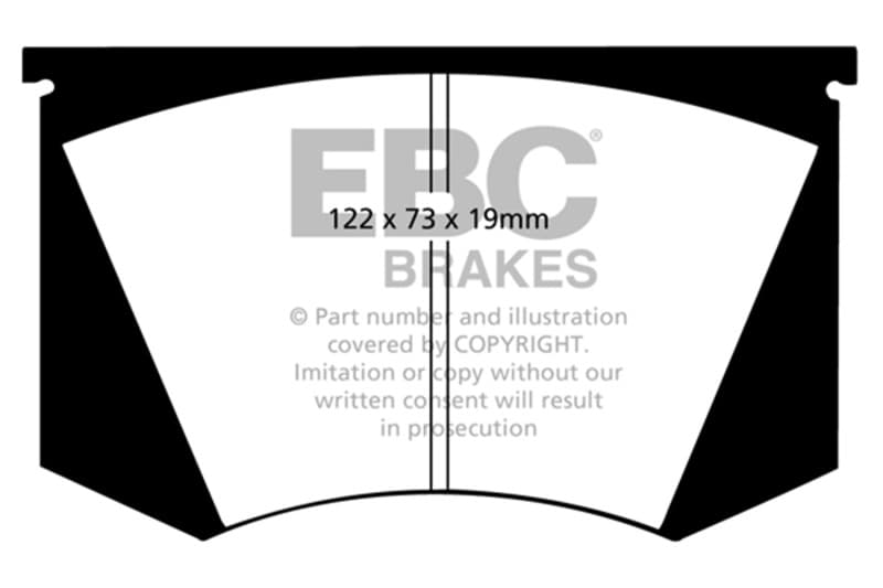 EBC Yellowstuff Brake Pad Sets - Photo - Unmounted