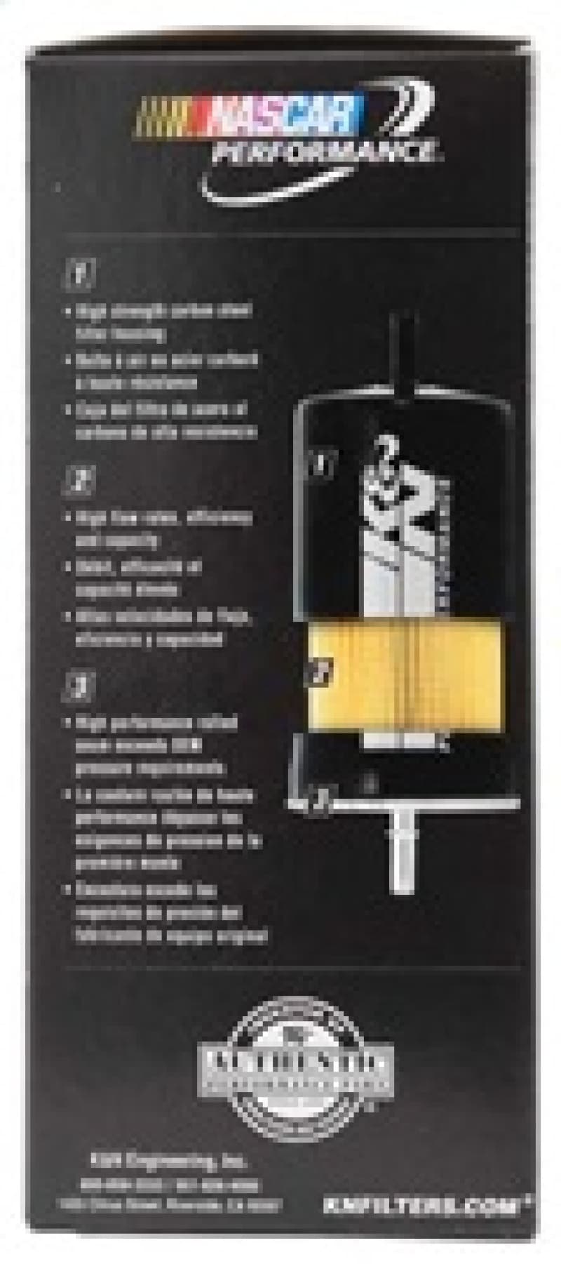 KN Inline Fuel Filter - Photo - in package