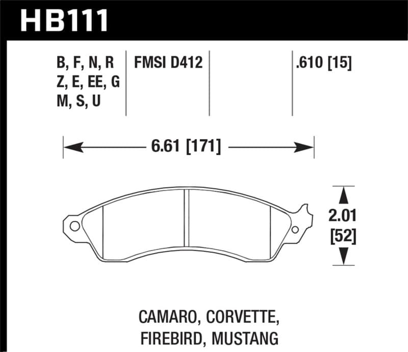 HAWK Blue 9012 Brake Pad Sets - Photo - Primary