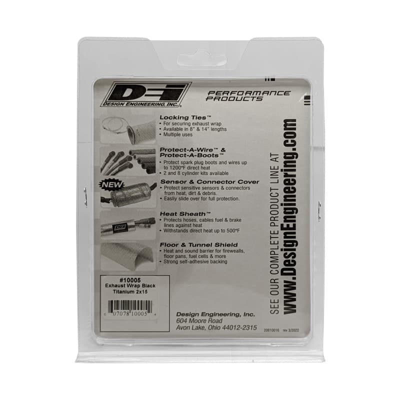 DEI Exhaust Wraps - Titanium Series - Photo - Unmounted