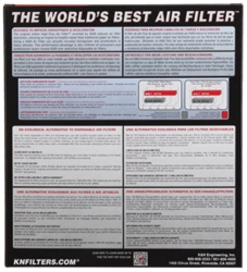 KN Drop in Air Filters - Photo - in package
