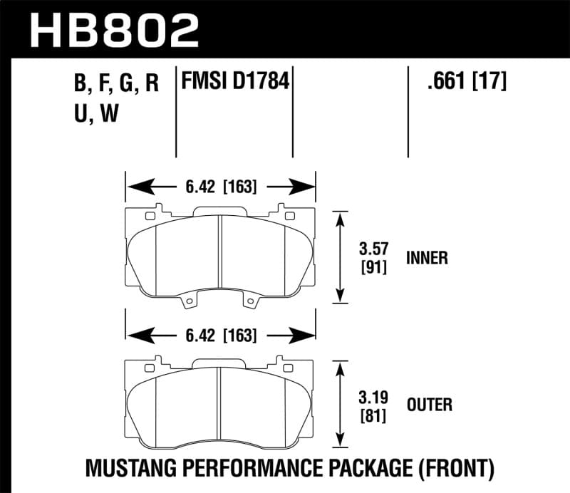 HAWK HPS 5.0 Brake Pad Sets - Photo - Primary