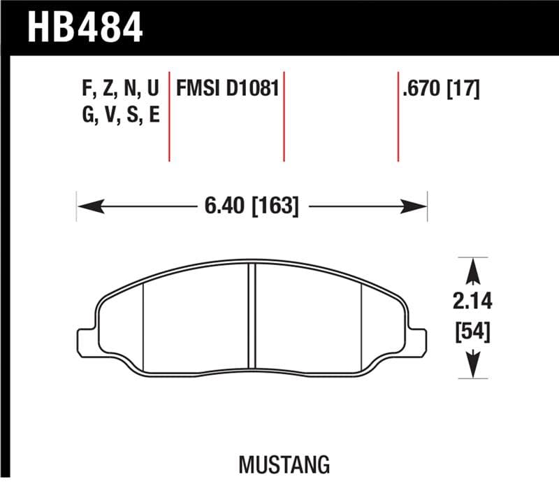 HAWK HPS Brake Pad Sets